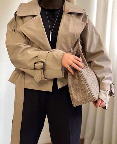 ترنچ کت کوتاه لورا